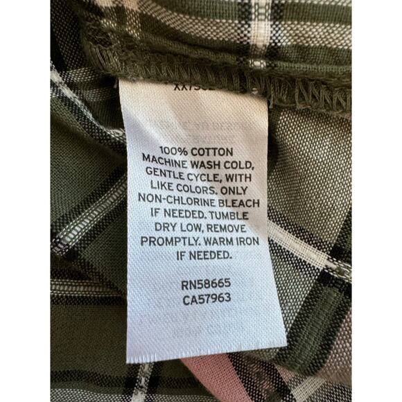 NEW CASLON Nordstrom Multicolor Plaid Cotton Button-Up Shirt Sz S - Picture 8 of 8